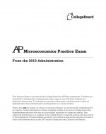 Pdf Ap Microeconomics Practice Exam Mcq Multiple Choice