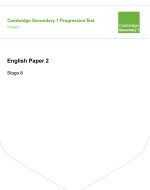 Download [PDF] 2011 CAIE P2 Insert English Stage 8 Cambridge Lower ...